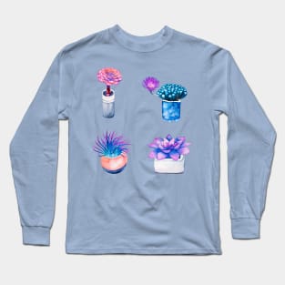 succulents in a pot Long Sleeve T-Shirt